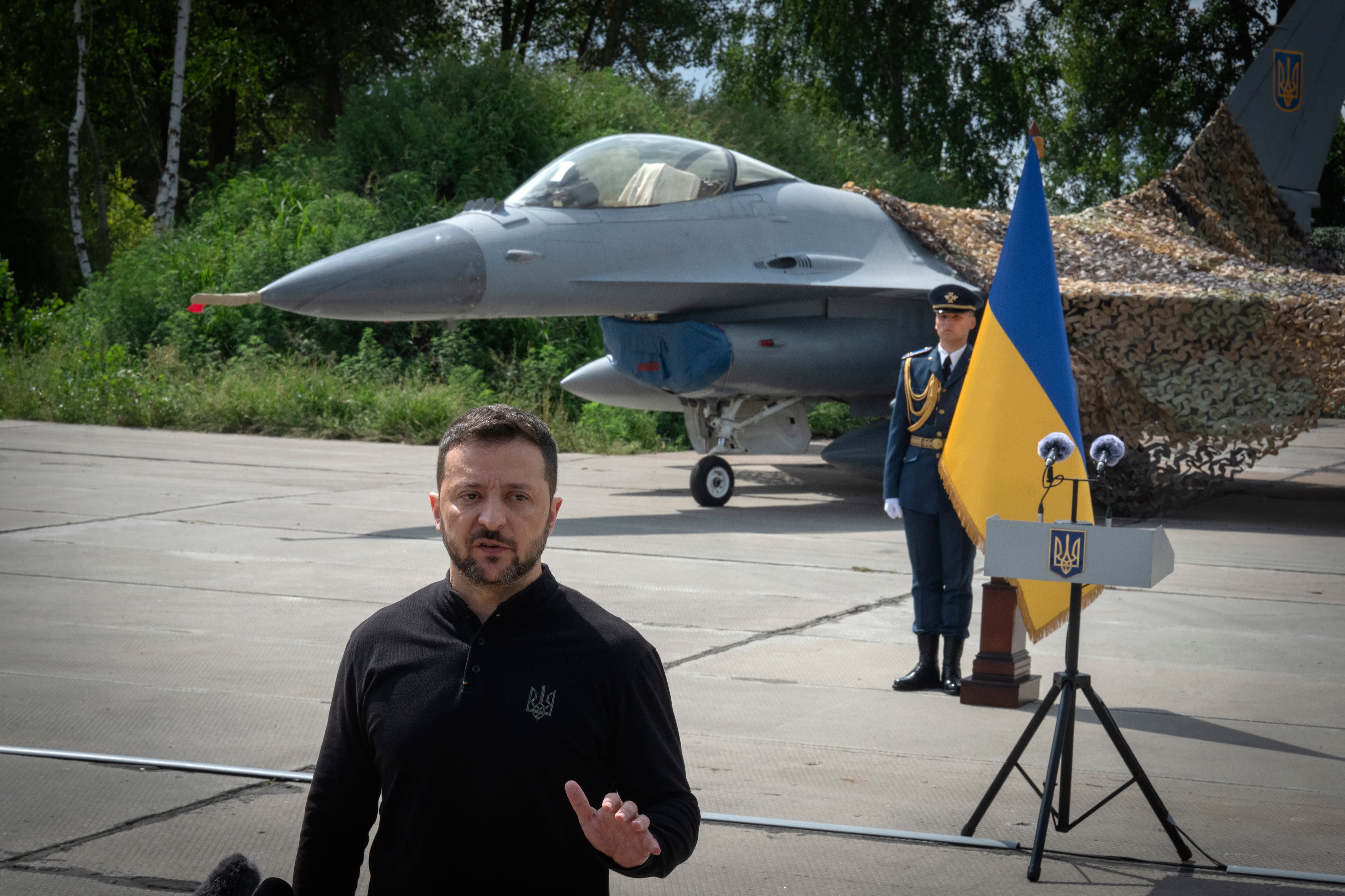 First F-16 fighter jets have arrived in Ukraine, Zelensky confirms