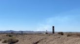 Fire at massive composting facility blanketing High Desert with smoke, foul stench