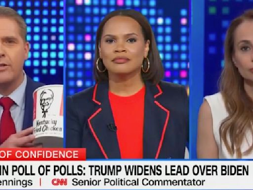 CNN’s Laura Coates Gives Scott Jennings Shit for Brandishing KFC Bucket During Segment: ‘Hold On…’