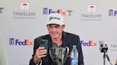 Keegan Bradley got text messages from Michael Jordan, Aaron Rodgers after winning 2023 Travelers Championship