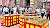 Ancient Weapons Unearthed in Puri Jagannath Temple's Ratna Bhandar | Bhubaneswar News - Times of India