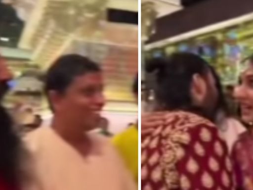 Radhika Merchant making Baba Ramdev chuckle at wedding is all too relatable. Watch the animated conversation