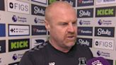 Everton boss Dyche in awkward exchange with reporter after securing Prem status