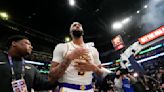 Anthony Davis leaves Lakers season finale with back spasm, accuses Larry Nance Jr. of 'dangerous play'