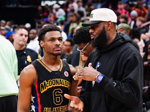 NBA Draft 2024: Bronny James, son of LeBron James, picked by Los Angeles Lakers