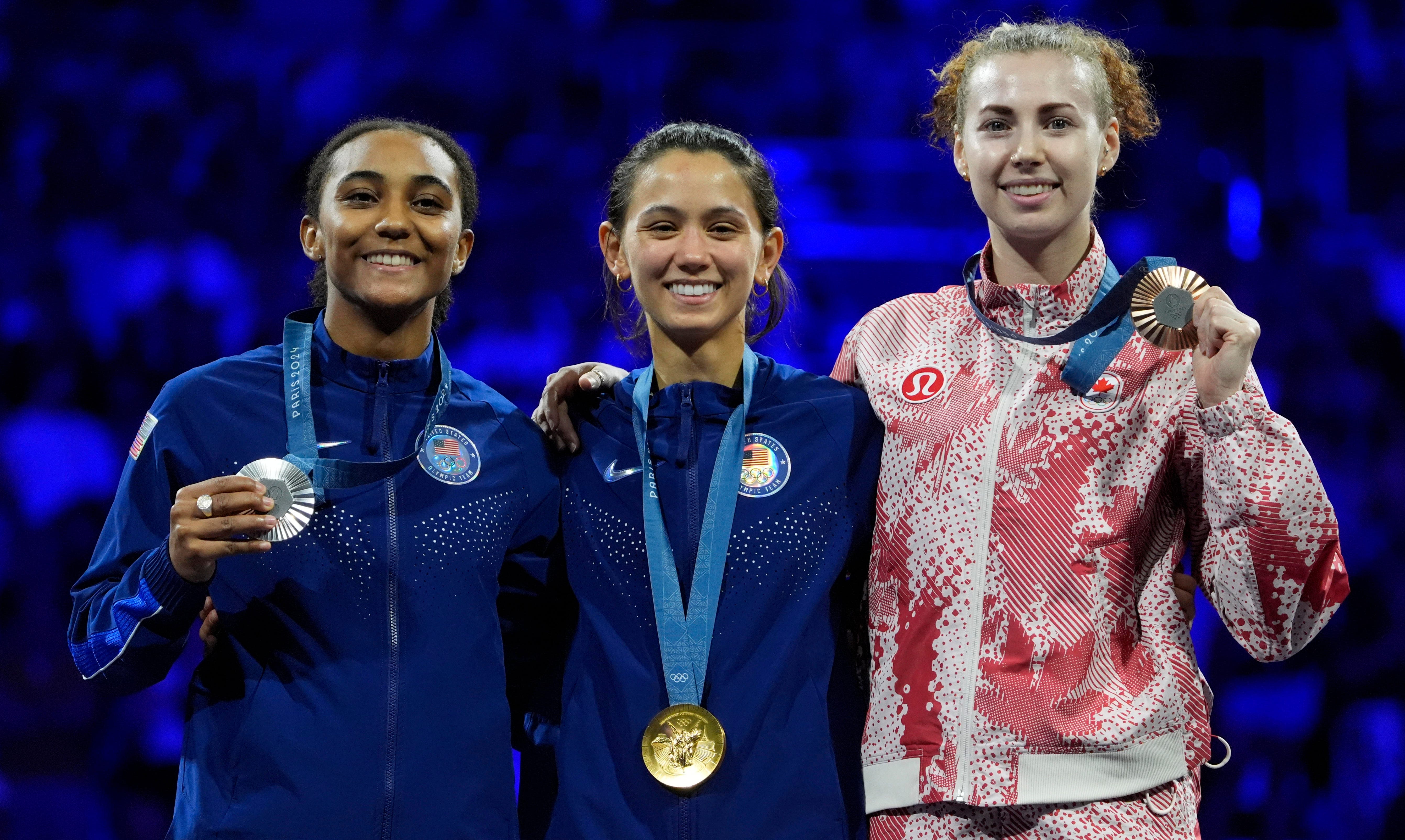 All-American women's fencing final reflects unique path for two Olympic medalists