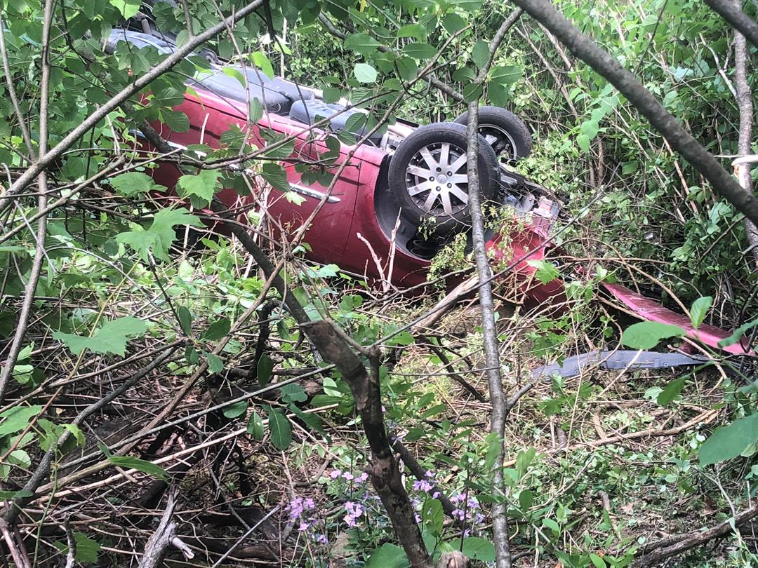 SLIDESHOW: Police rescue woman trapped for hours in overnight crash in Youngstown