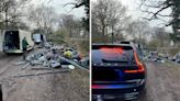 Hero farmers block in bungling fly-tippers who are forced to clear up dumped waste