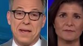 Jake Tapper Laughs At Nikki Haley's Republican Chaos Spin To Her Face