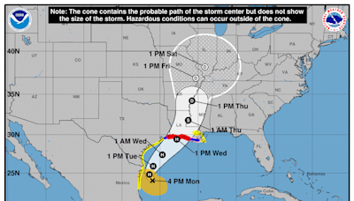 Tropical Storm Francine strengthens in Gulf. Spaghetti models for potential hurricane