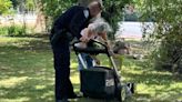 Yuba City officer mows lawn for elderly woman during heat wave