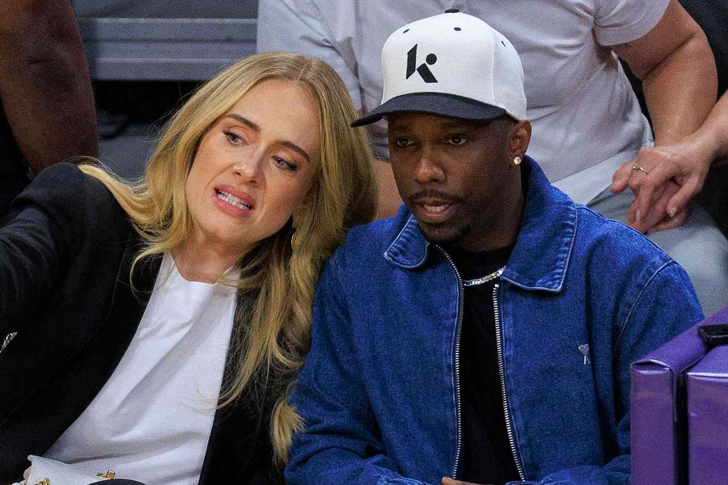 Adele and Rich Paul Have Courtside Date Night at Los Angeles Lakers vs. Denver Nuggets Game