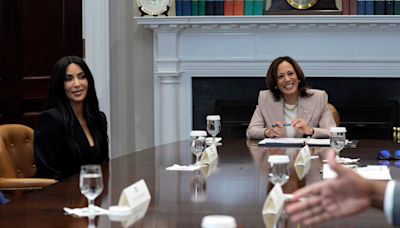 Kim Kardashian joins VP Harris to discuss criminal justice reform