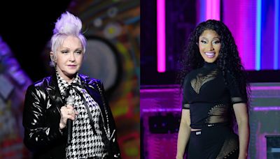 Nicki Minaj Brings Out Cyndi Lauper for ‘Pink Friday Girls’ During Brooklyn Show