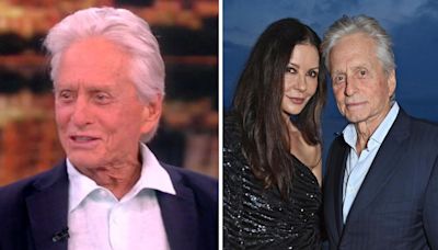 Michael Douglas stuns 'The View' by revealing Catherine Zeta-Jones' demand when she beats him in golf: "Whip it out"