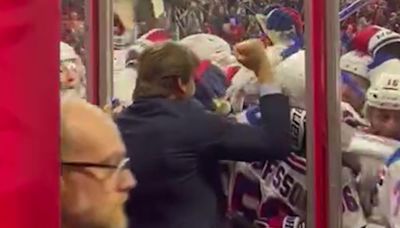 'Get this guy a Stanley Cup,' laugh NHL fans as injured star bangs head on glass