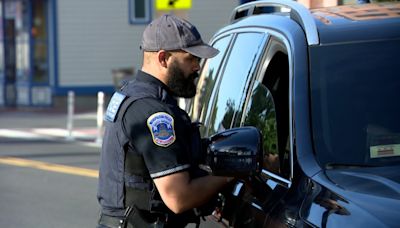 DC police assist Street Smart campaign by writing tickets to drivers in hopes of curbing pedestrian fatalities