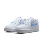 NIKE 休閒鞋 女鞋 運動鞋 AF1 WMNS AIR FORCE 1 07 ESS TREND 白藍格 DZ2784-100