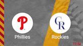 How to Pick the Phillies vs. Rockies Game with Odds, Betting Line and Stats – May 26