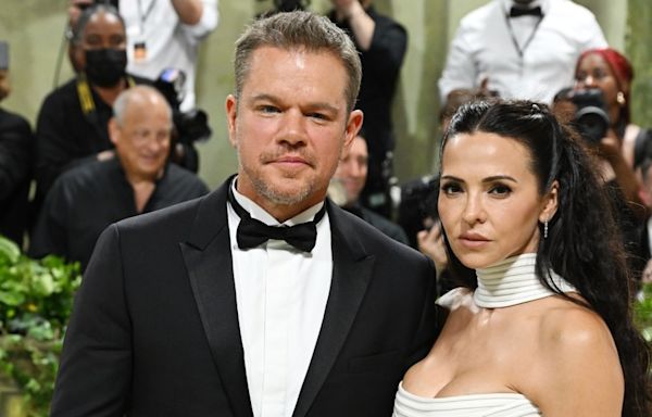 Matt Damon and Wife Luciana Opt for Complementary Dior Looks for Met Gala 2024 Red Carpet