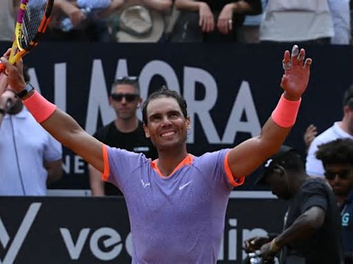 Rafael Nadal soffre, lotta e vince all'esordio a Roma: "Devo dare tutto"