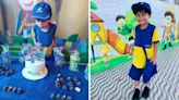 Menino de 5 anos ganha festa de aniversário com tema dos Correios