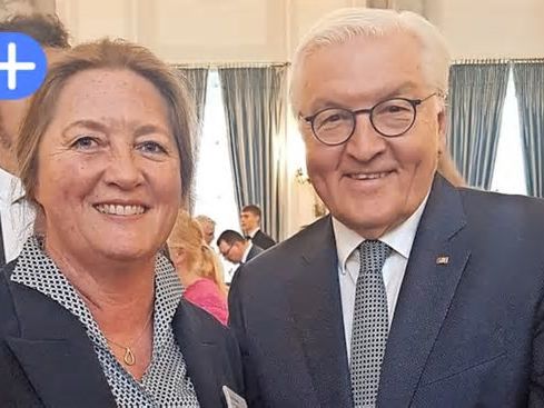 Ulrike Raabe aus Martensrade zu Gast beim Bundespräsidenten