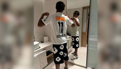 Lamine Yamal luce la camiseta de este jugador brasileño durante sus vacaciones