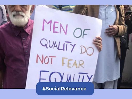 Pakistan man's quote on equality at women's march wins heart: 'What a distinguished gentleman'