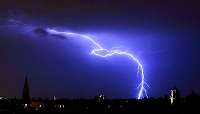 Weather warnings issued as thunderstorms and heavy rain to batter parts of UK