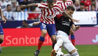 Atlético de Madrid-Osasuna: Despedida del Metropolitano con el podio en juego
