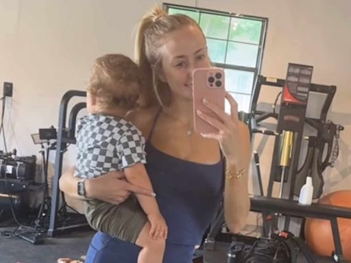 Brittany Mahomes Posts Cute Workout Video with Son Bronze: ‘My Dumb Bell for the Day’
