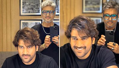 Mahendra Singh Dhoni’s latest hairstyle wins the internet; see pictures