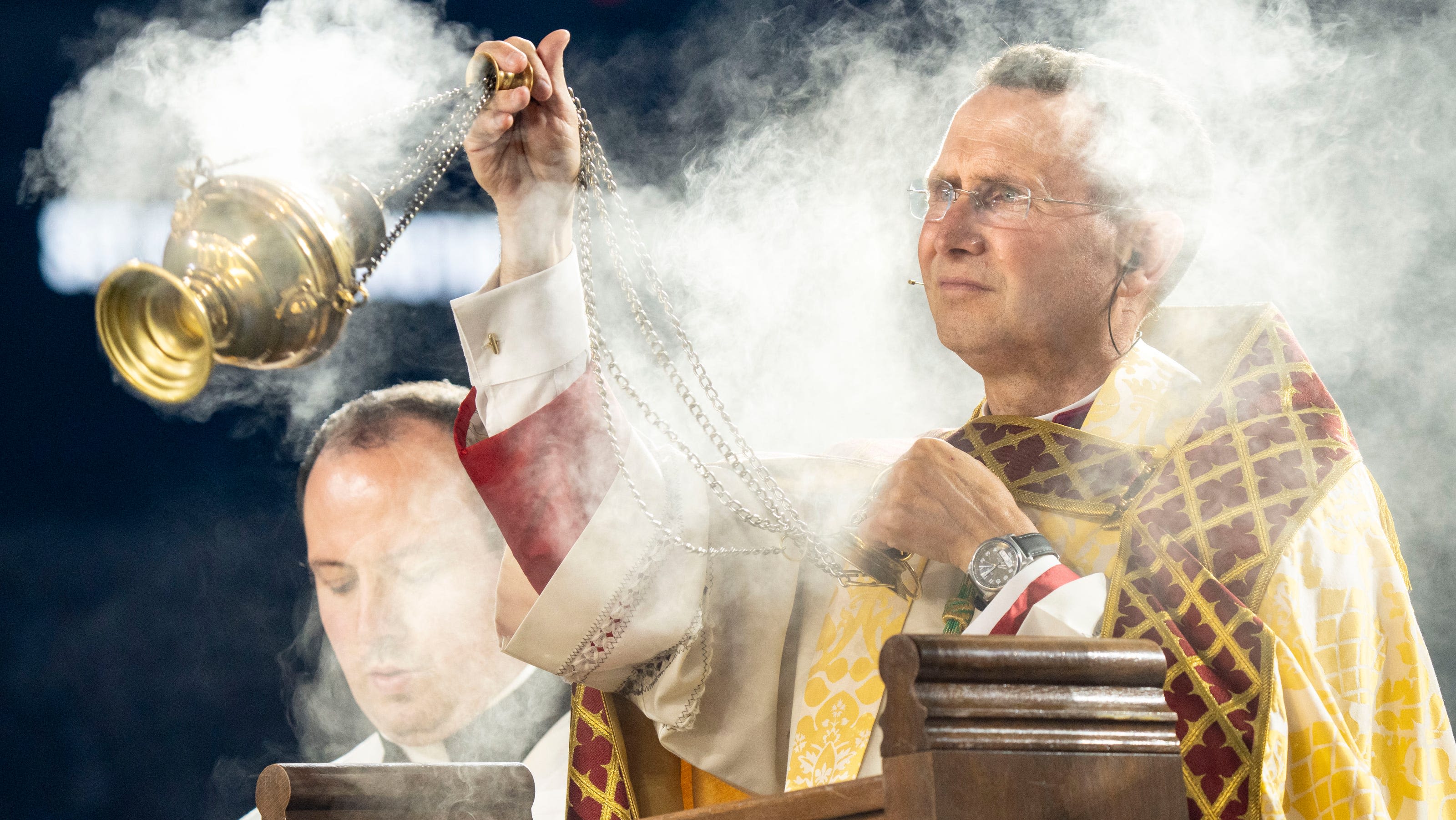 Road closures in downtown Indianapolis in preparation of Saturday's Eucharistic procession