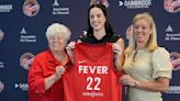 Caitlin Clark looks like a natural as Indiana Fever introduce WNBA's top draft pick