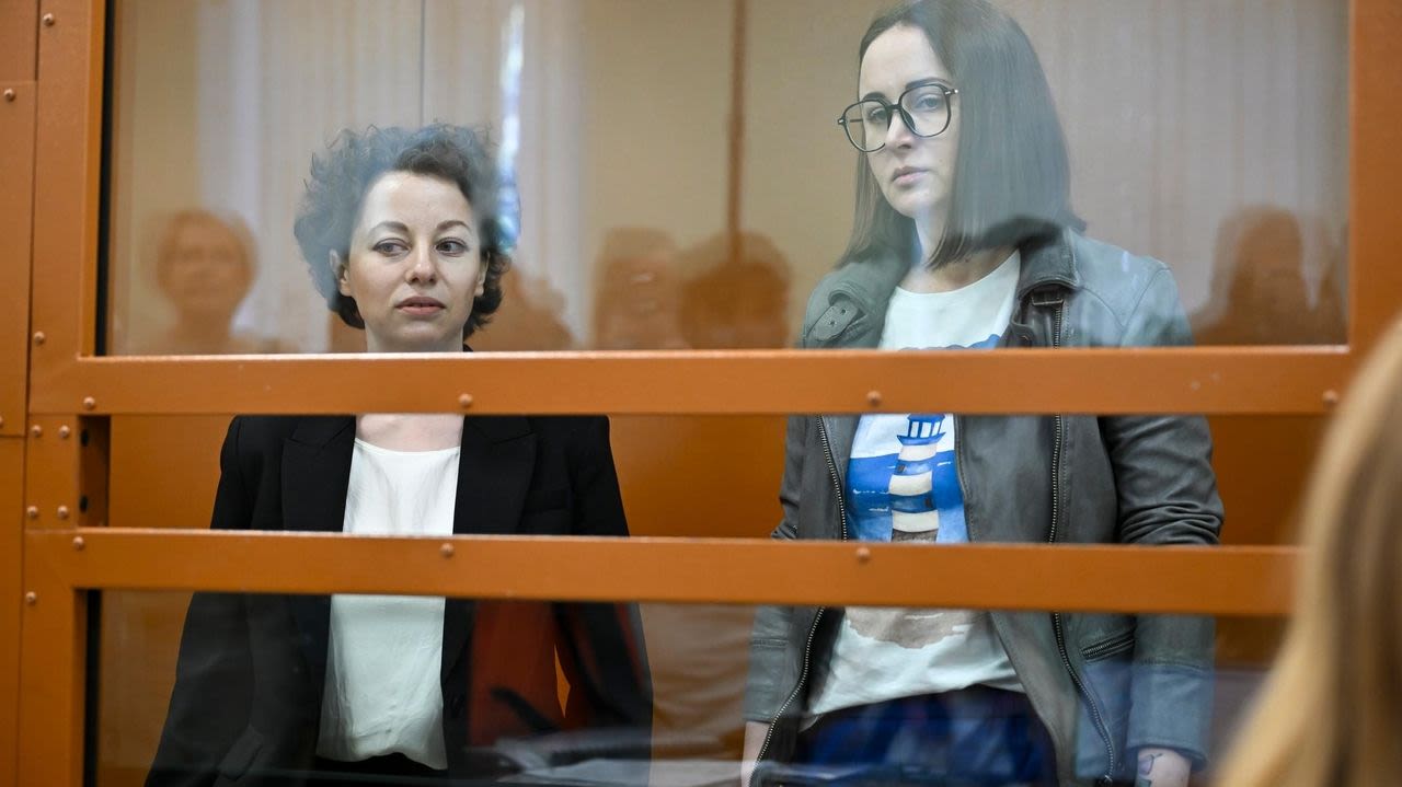 Russian theater director and playwright go on trial over a play authorities say justifies terrorism