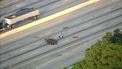 13 Alert Traffic: 610 North Loop shut down westbound near Shepherd after deadly crash