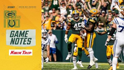 Game notes: Veteran LB Eric Wilson leads Packers’ takeaway party