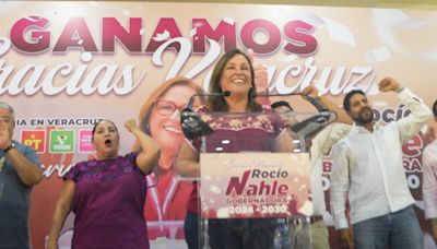 Rocío Nahle se vislumbra ganadora de la gubernatura en Veracruz
