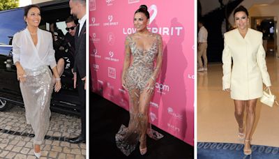 Eva Longoria Wore Three Fabulous Looks in Less Than 24 Hours in Cannes