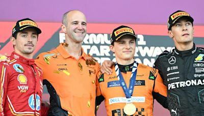 Piastri gana en Azerbaiyán, Norris pisa los talones a Verstappen