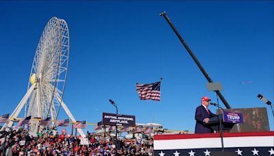 Jersey Shore swamped with ‘80,000’ Maga supporters as Trump gets nasty, brands Biden a total moron