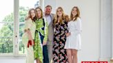 Looks estampados con zapatos españoles: Máxima y sus hijas dan la bienvenida al verano
