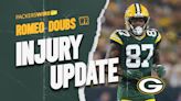 Packers rookie WR Romeo Doubs to miss games with high ankle sprain