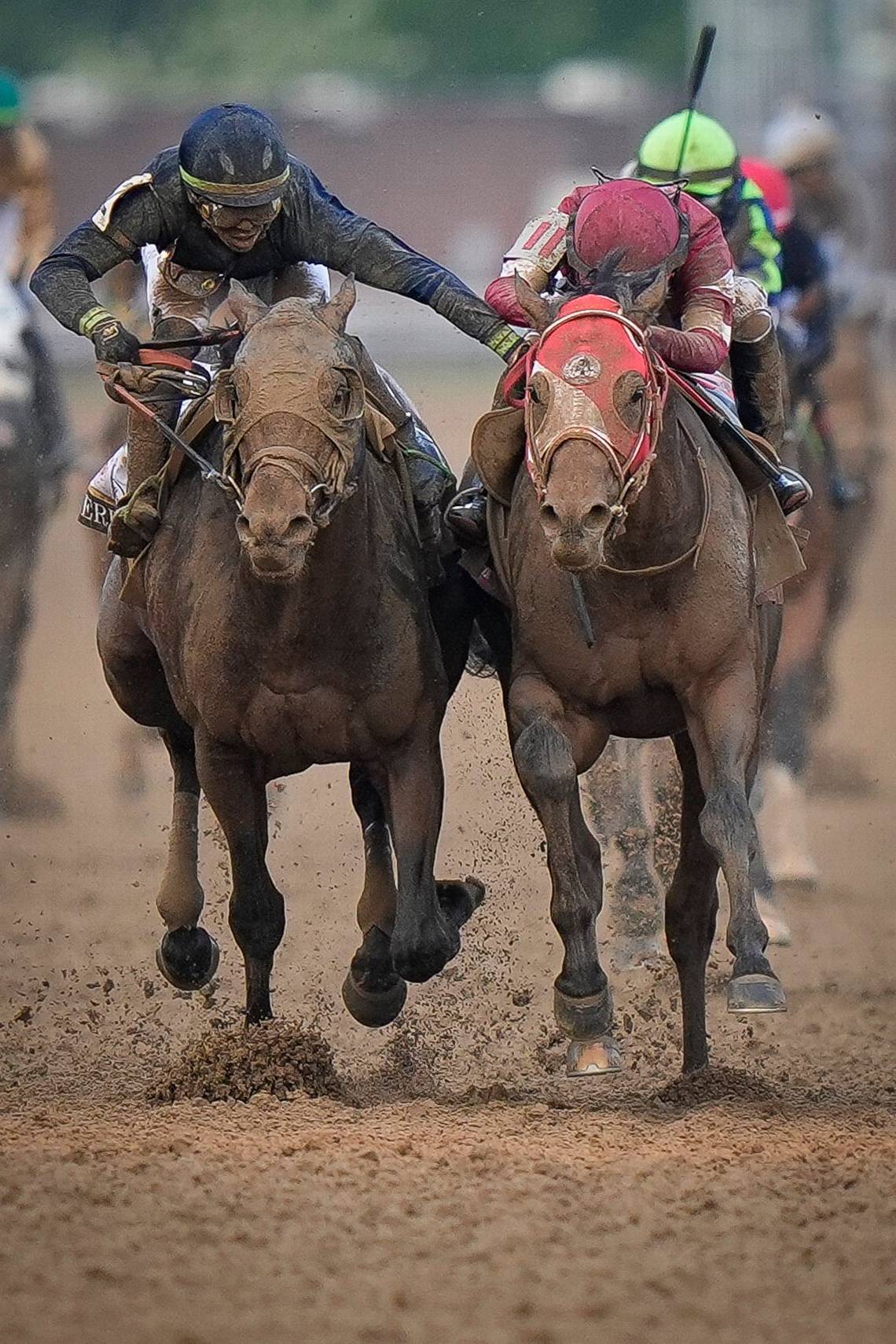 Kentucky Derby stretch duel under review by Racing Commission despite no objections filed