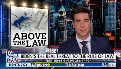 JESSE WATTERS: Biden sent men with guns to his political opponent's house, turning their bedrooms upside down