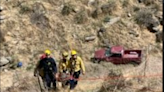 Driver rescued five days after pickup truck plunged 100 feet off cliff