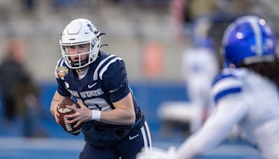 Why was Utah State transfer McCae Hillstead added to an already crowded BYU QBs room?