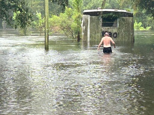 Live Debby updates: Thousands of people in Polk without power early Monday