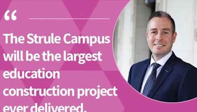 Education Minister Welcomes Progress On New Strule Campus